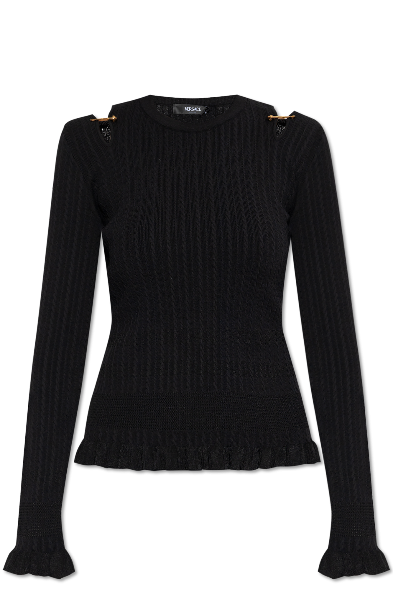 Black With decorative safety pins Versace - Vitkac AS